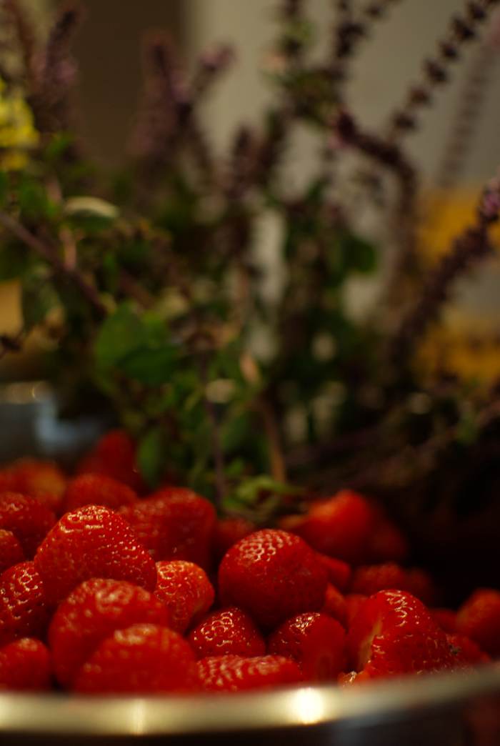 Frische Erdbeeren